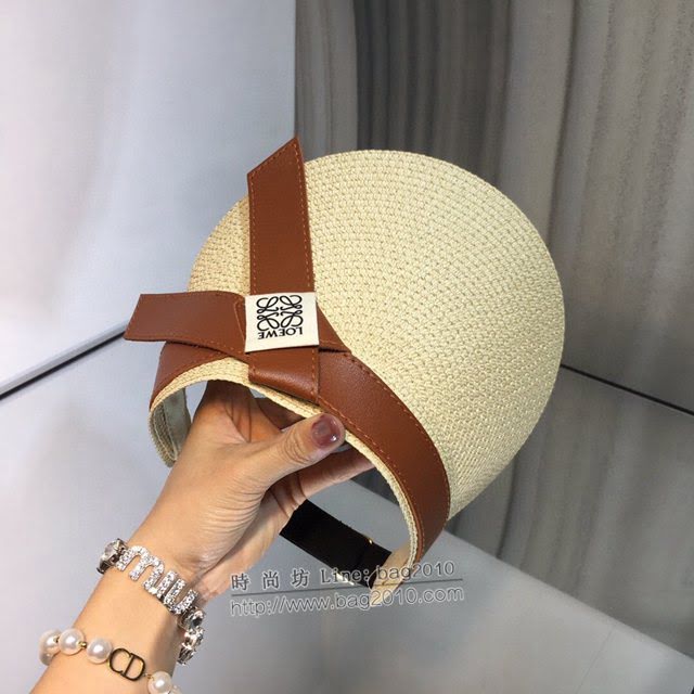 LOEWE新品女士帽子 羅意威可折疊空頂帽  mm1505